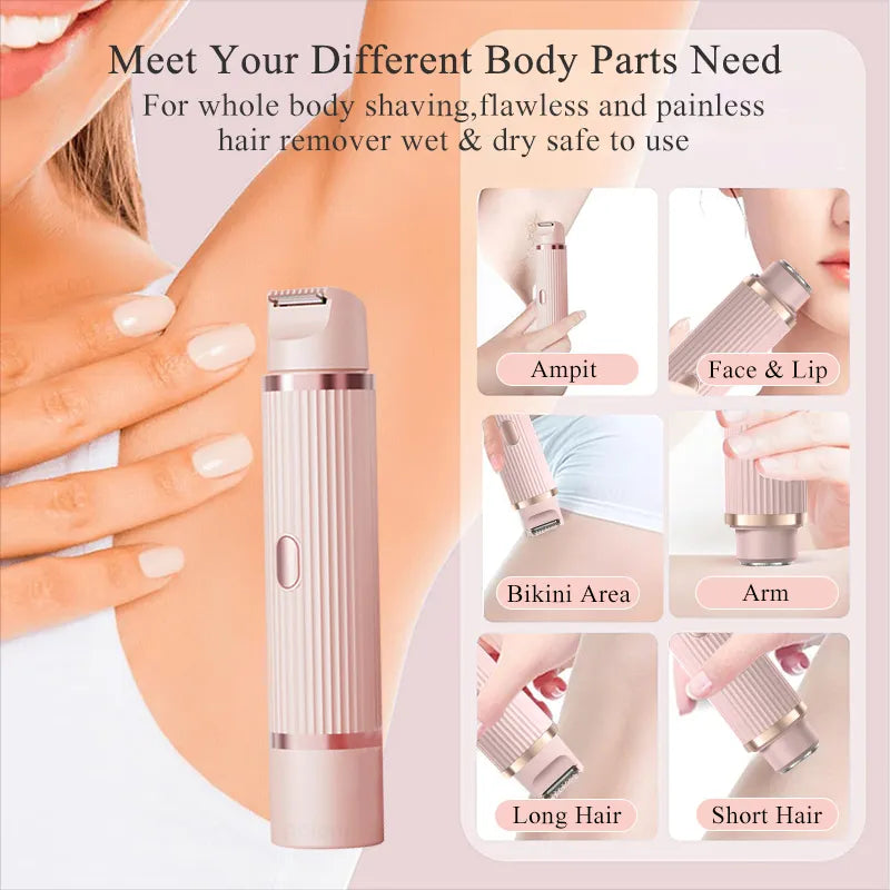 2 in 1 Double Head Electric Shaver & Trimmer - Each