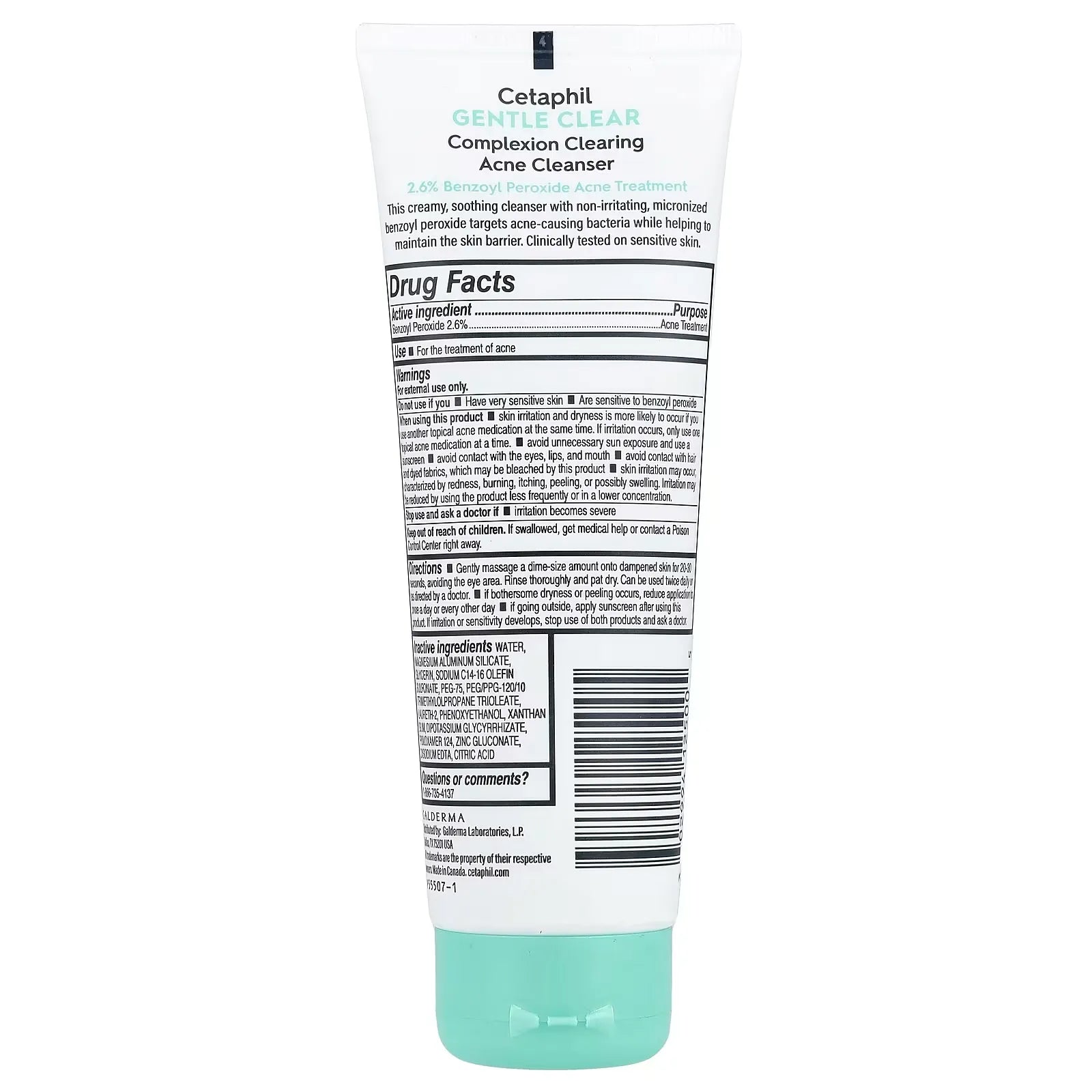Cetaphil Gentle Clear Acne Cleanser - 124ml