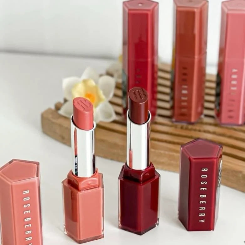 Rose Berry Glossy Bomb Lipsticks