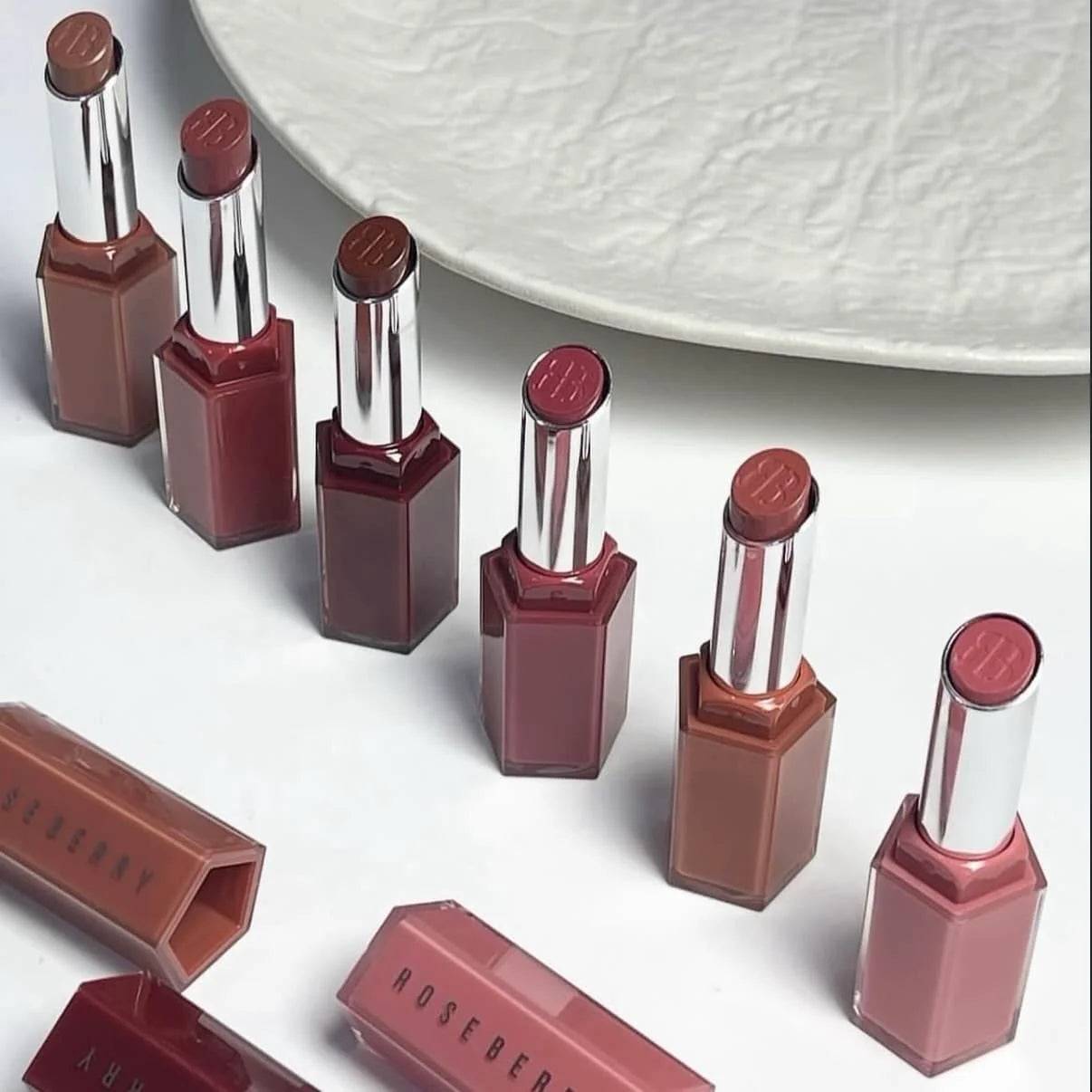 Rose Berry Glossy Bomb Lipsticks