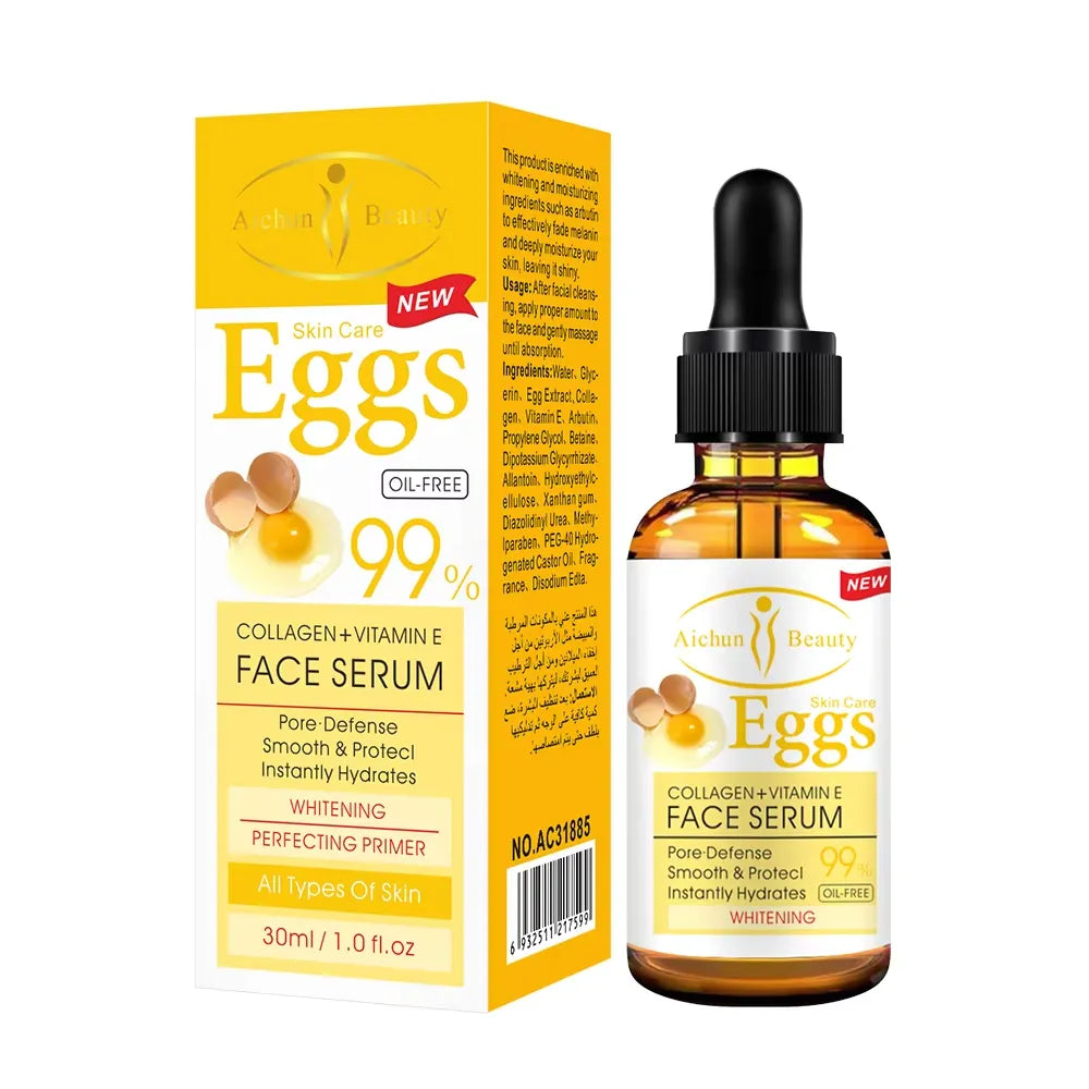 AICHUN BEAUTY Egg Face Serum - Collagen & Vitamin E - 30ml