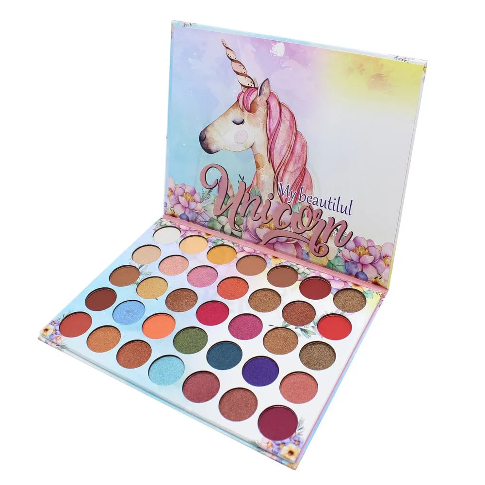 My Beautiful Unicorn Eyeshadow Palette 35 colors