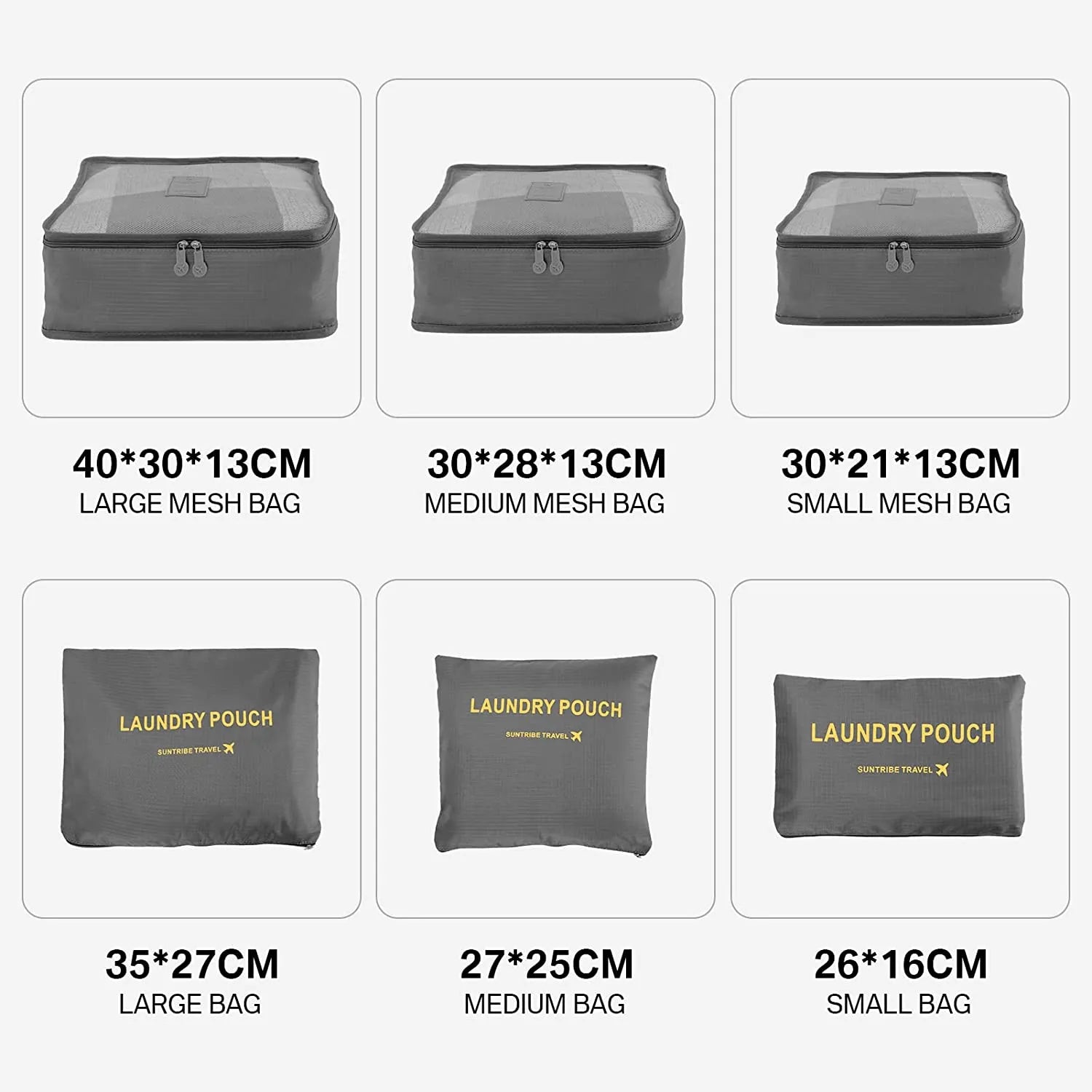 Original & Imported Travel Storage Bag Set -  6Pcs