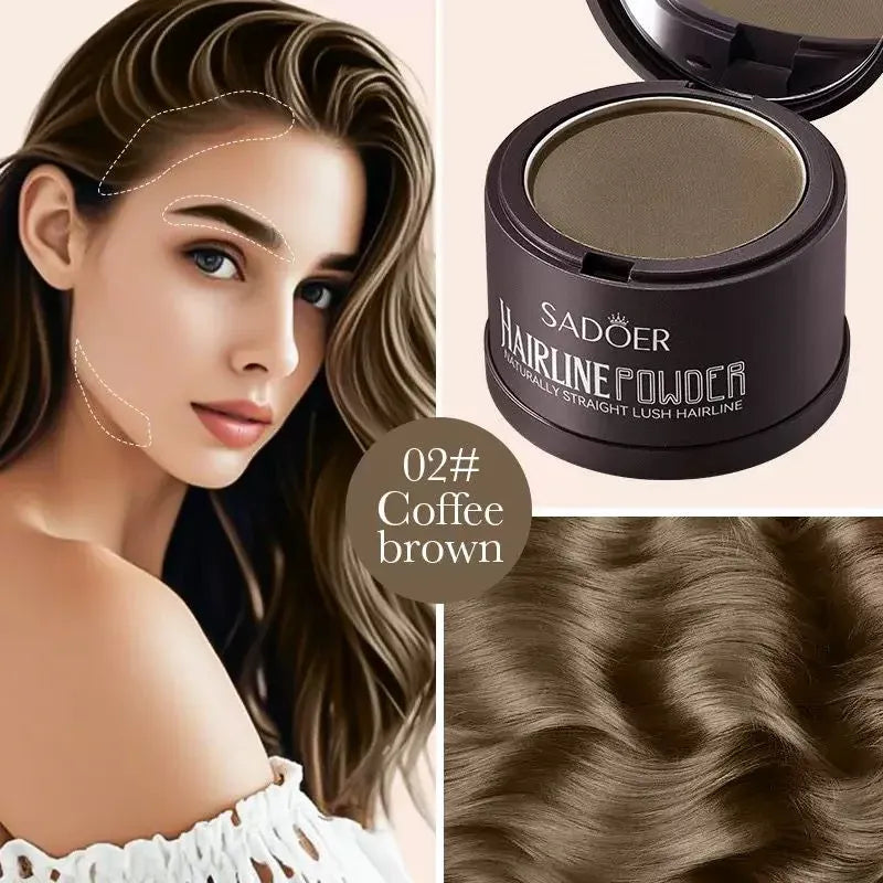 SADOER Hairline Powder - Natural Hair Color & Coverage 4g