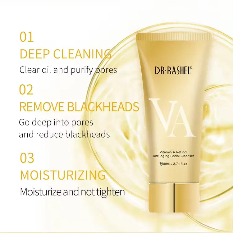 Dr.Rashel Vitamin A Retinol Anti-Aging Facial Cleanser - 80ml