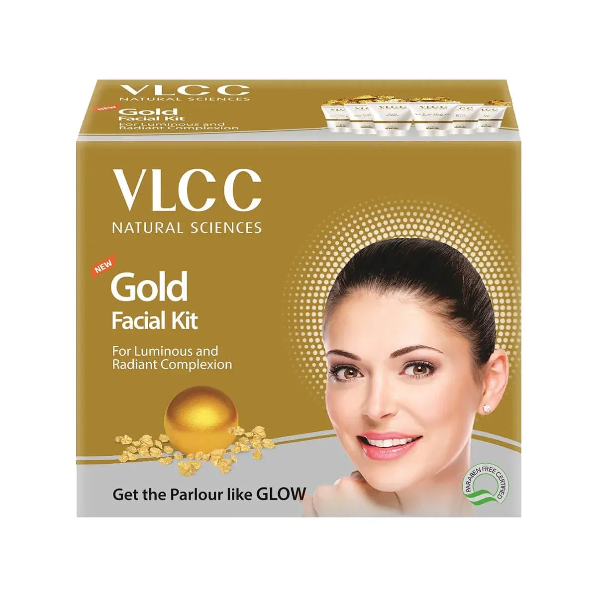 VLCC Natural Sciences Gold Facial Kit - 6 Pcs
