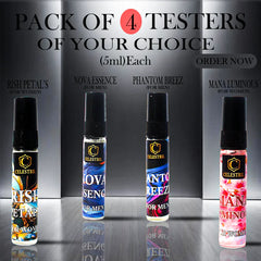 Pack of 4 Tester Celestril - 5ml Each