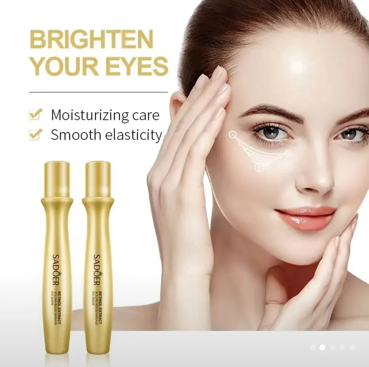 Sadoer Retinol Eye Serum Roller - 15ml