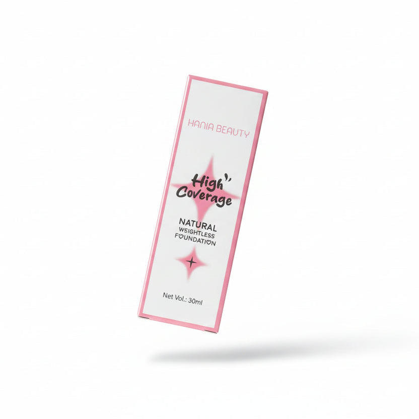 Hania Beauty High Coverage Foundation - 30ml