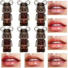 Miss Lara Cute Korean Black Bear Lip Gloss Shade