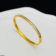 Gold Plated Crystal Incrusted Bangle 