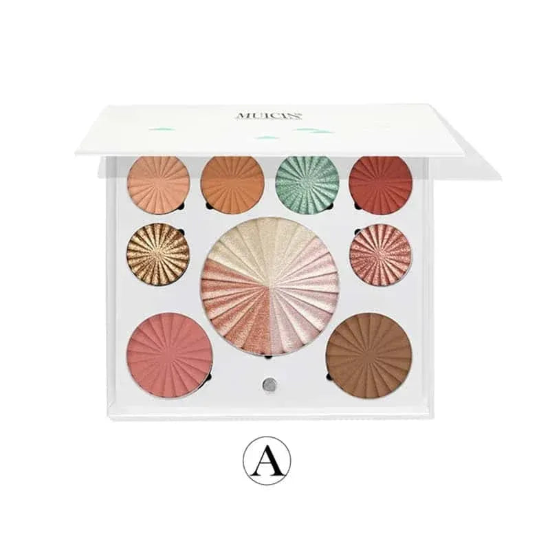 Muicin White Blusher & Eyeshadow Palette