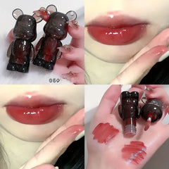 Miss Lara Cute Korean Black Bear Lip Gloss Shade