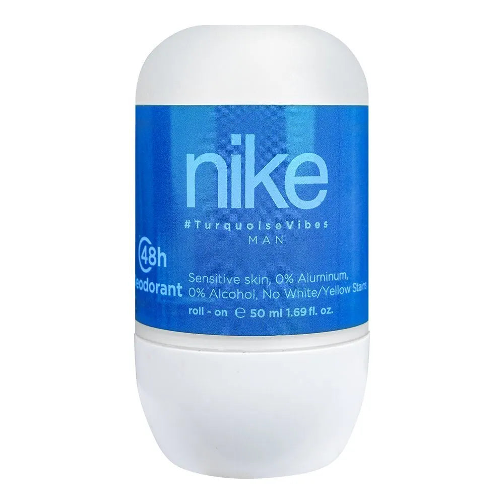 Nike Men Turquoise Vibes Deodorant Roll On - 50ml