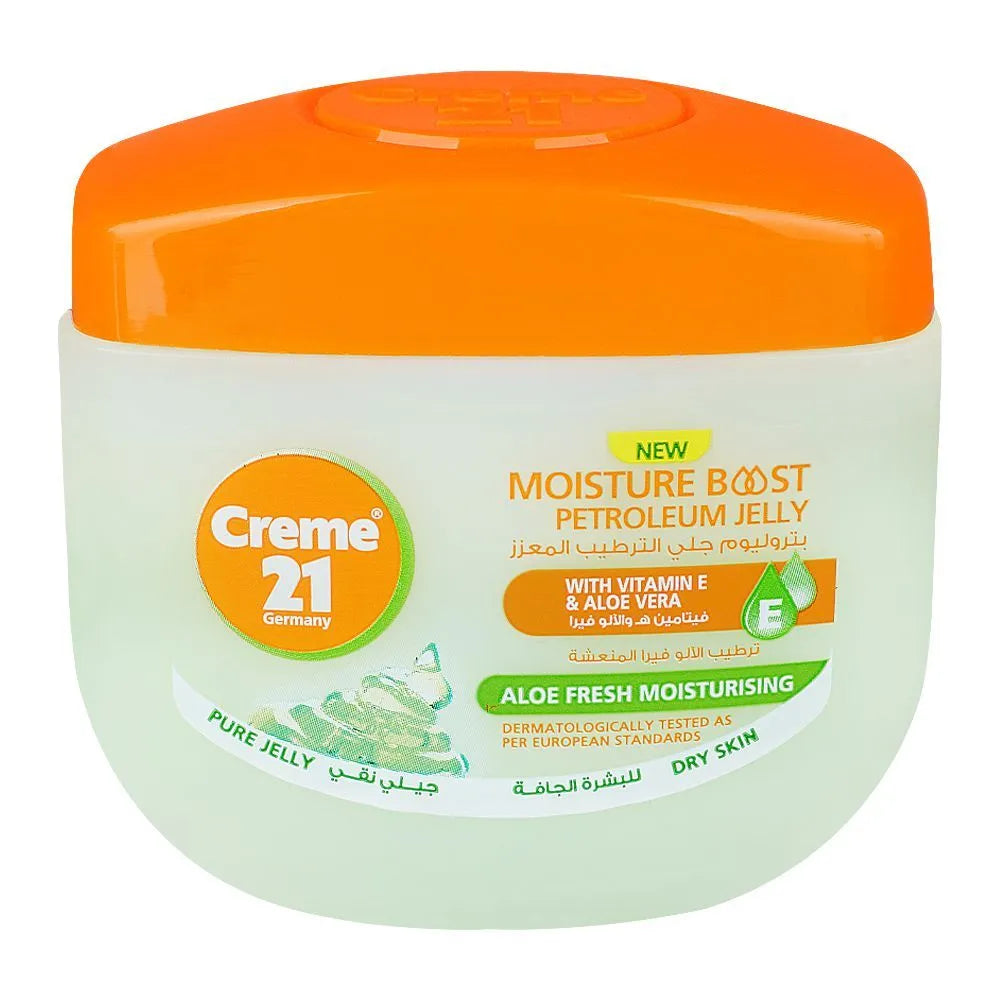 Creme 21 Moisture Boost Aloe Fresh Moisturizing Petroleum Jelly