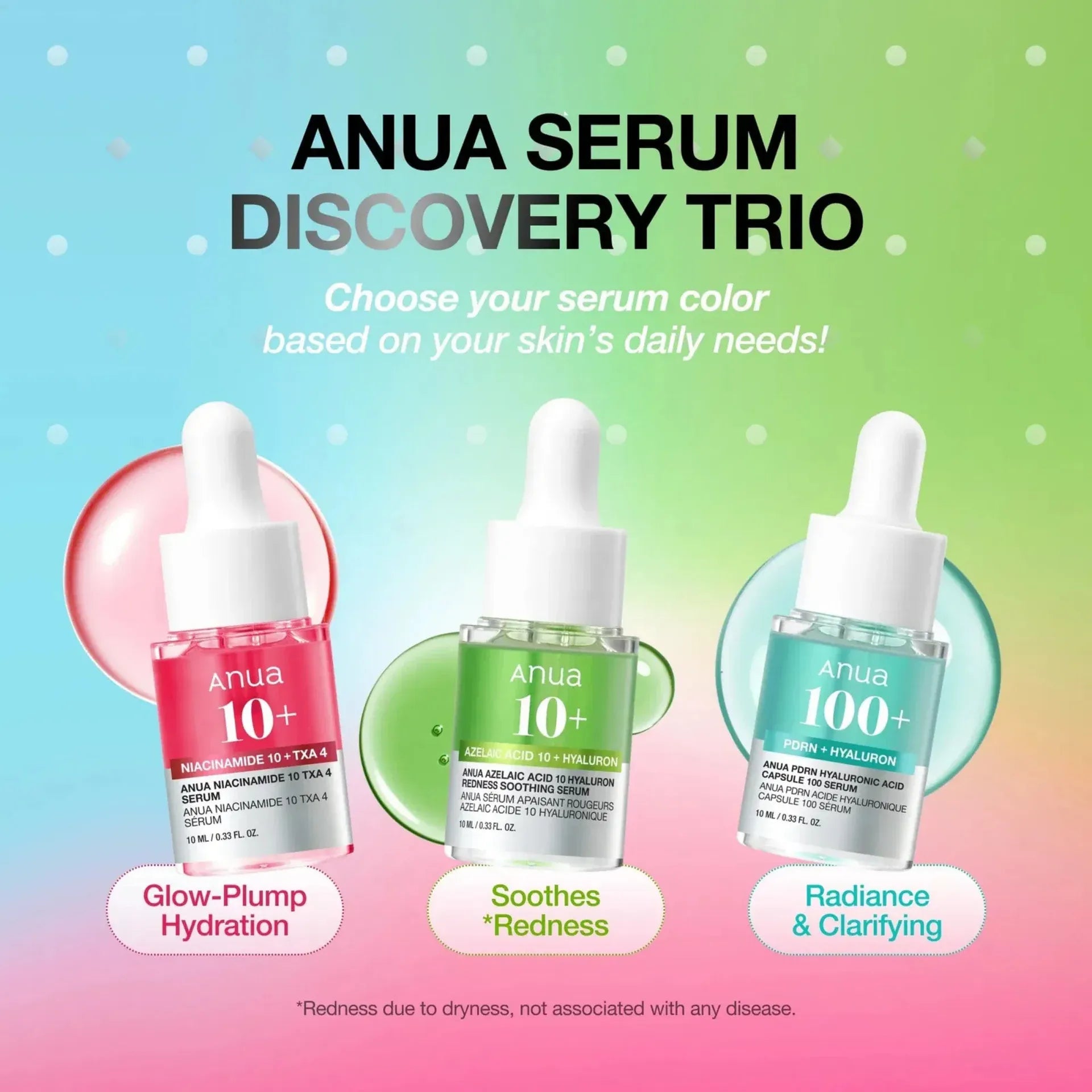 Anua Serum Discovery Trio Set - 3 Piece Set