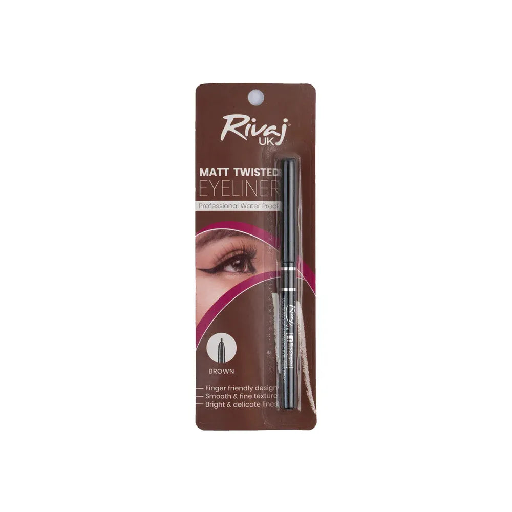 Rivaj Matt Twist Eyeliner in Brown - 1.2g