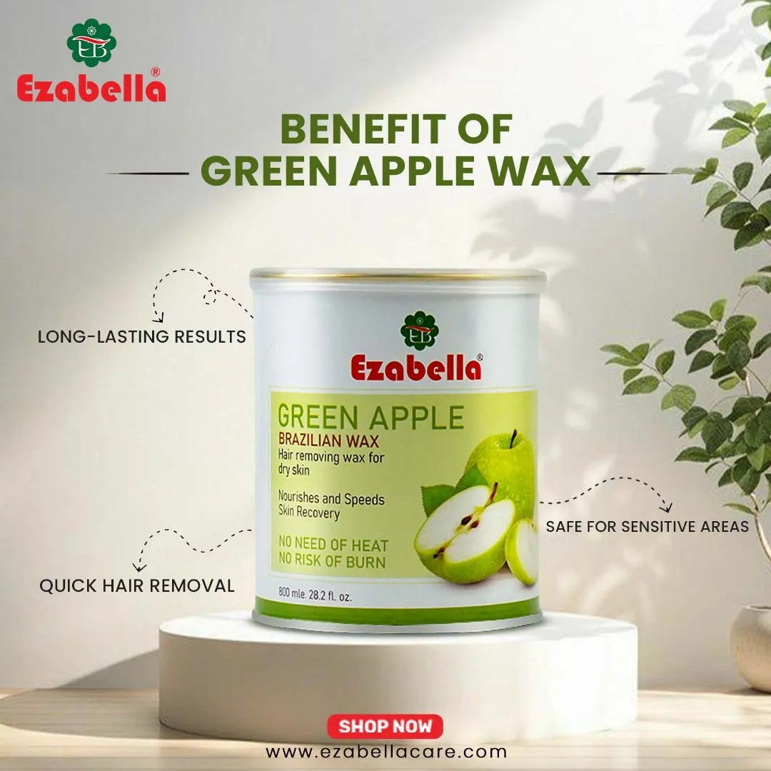 Ezabella Apple Green Liposoluble Hair Removing Wax