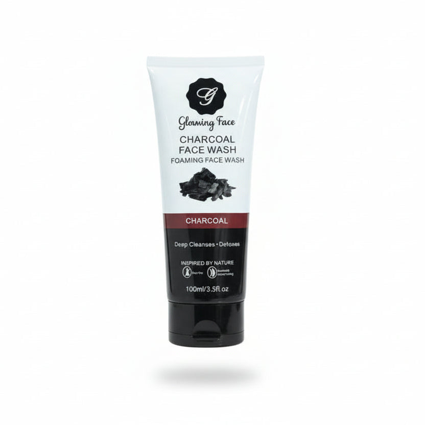 Glowing face Charcoal foaming face wash - 100ml
