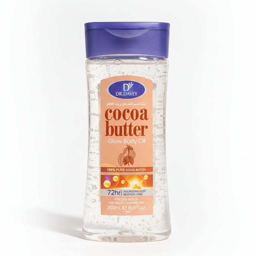 Dr. Davey’s Cocoa Butter Glow Body Oil – 200ml