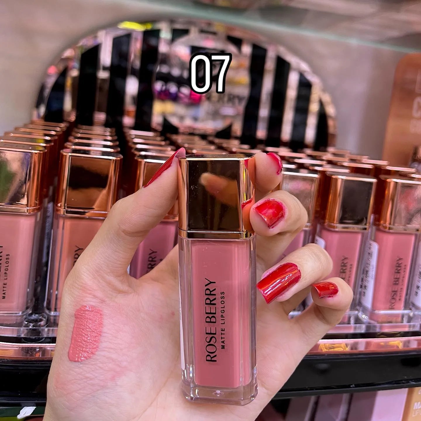 Rose Berry Matte Lip Gloss