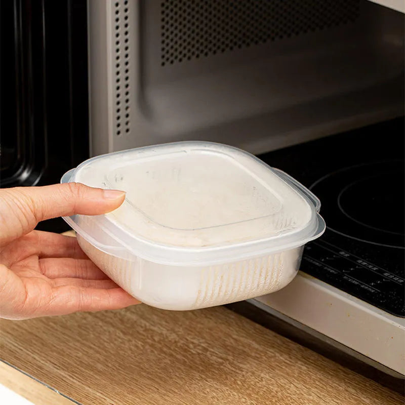 Mini Drain Storage Container with Lid – Pack of 4