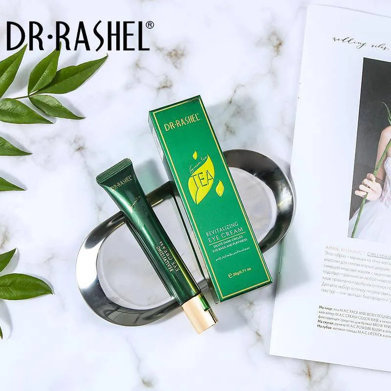 Dr Rashel Green Tea Revitalizing Eye Cream Dilute Dark Circles Eye Bags And Puffiness -  20g