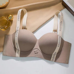 Fashion Logo Straps Bra