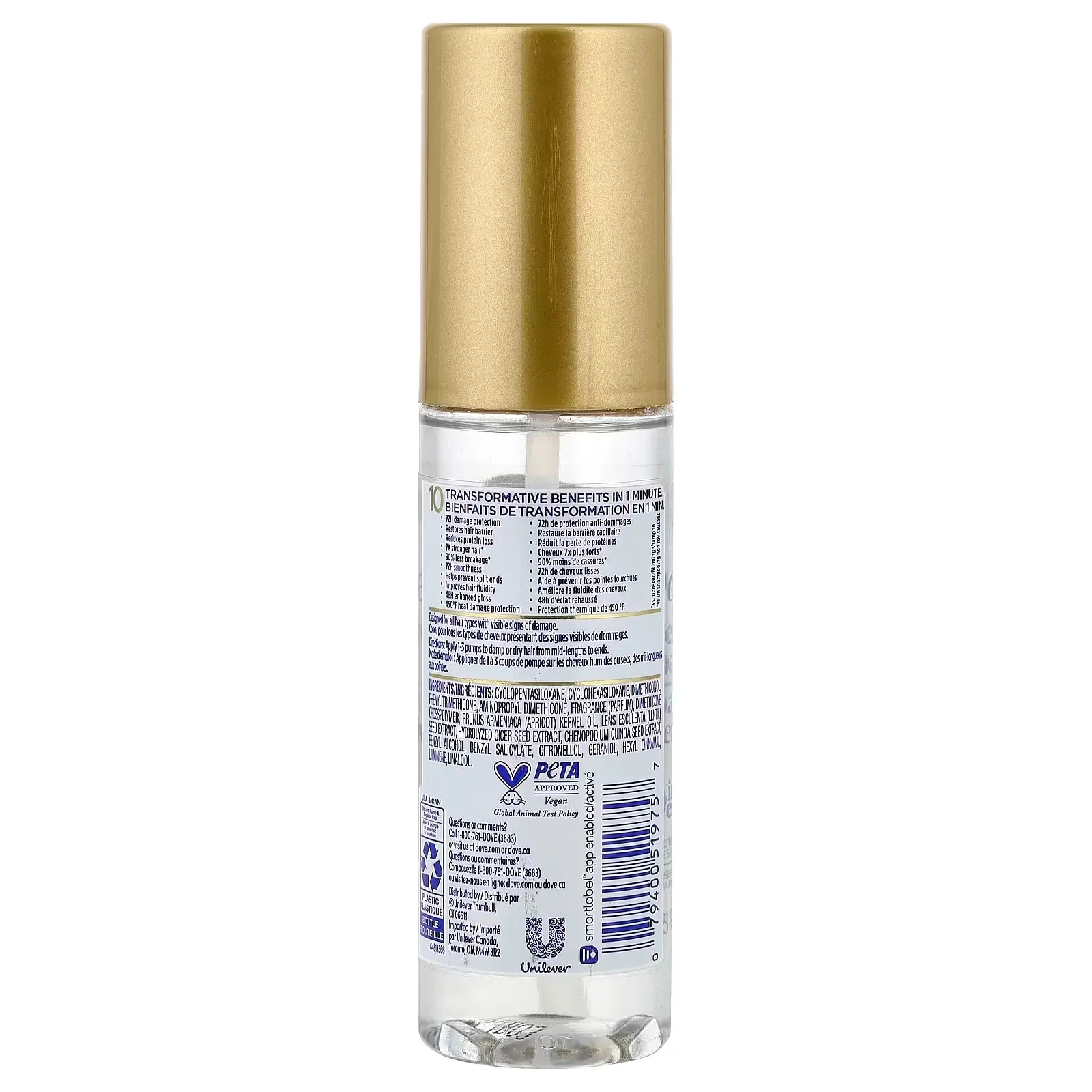 Dove Intensive Repair 10 in 1 Serum Spray - 97ml