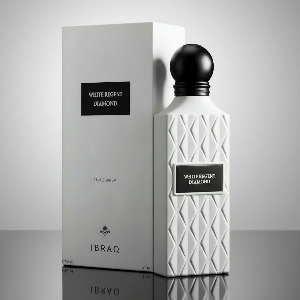 Ibraq White Regent Diamond Eau de Parfum by Ibrahim Al Qurashi – 200ml