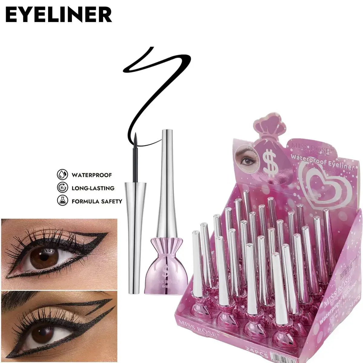 Miss Rose New Dollee Eyeliner Waterproof