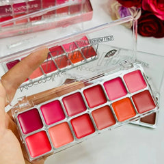 Mocallure Matte Cream Lipstick Palette - 12 Colors