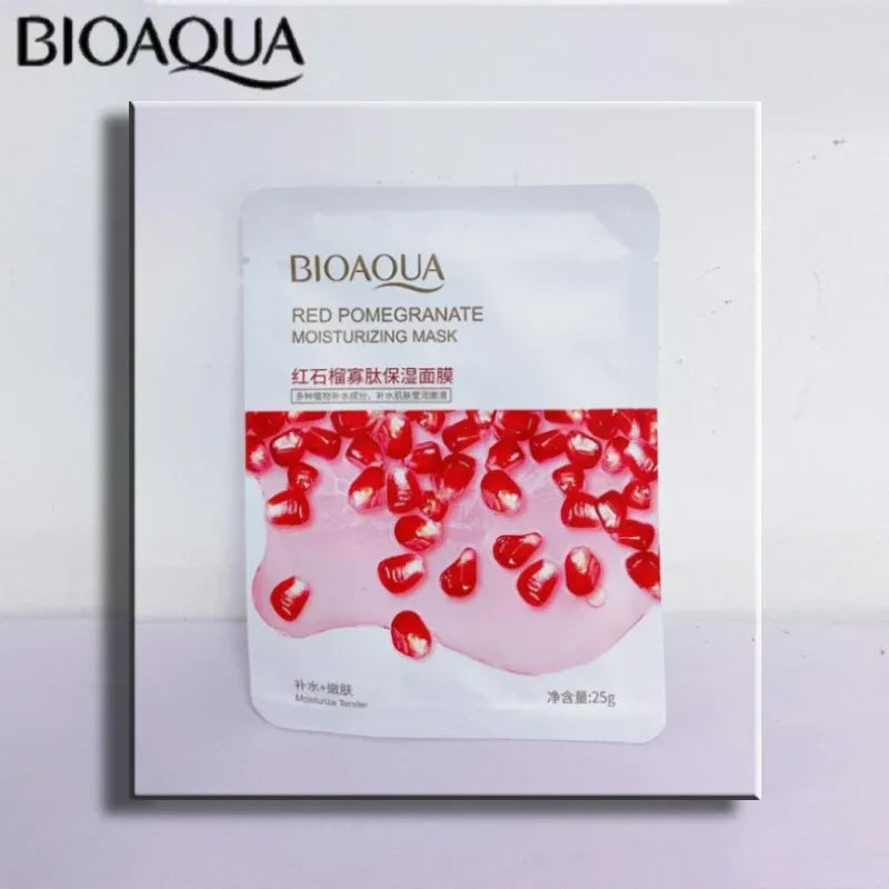 BIOAQUA Red Pomegranate Moisturizing Sheet Mask - 25g