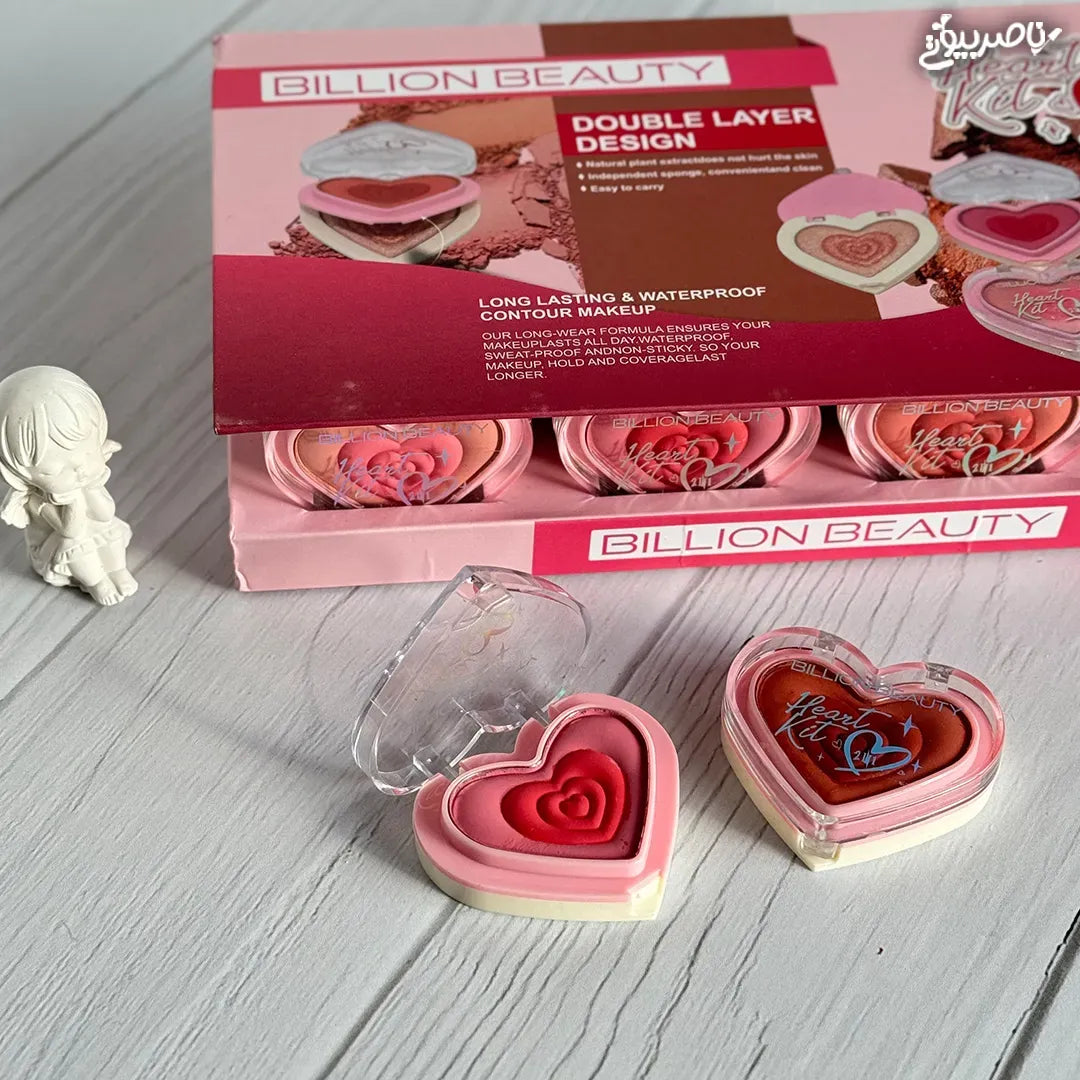 Billion Beauty Due Use Face Kit - Highlighter & Blush