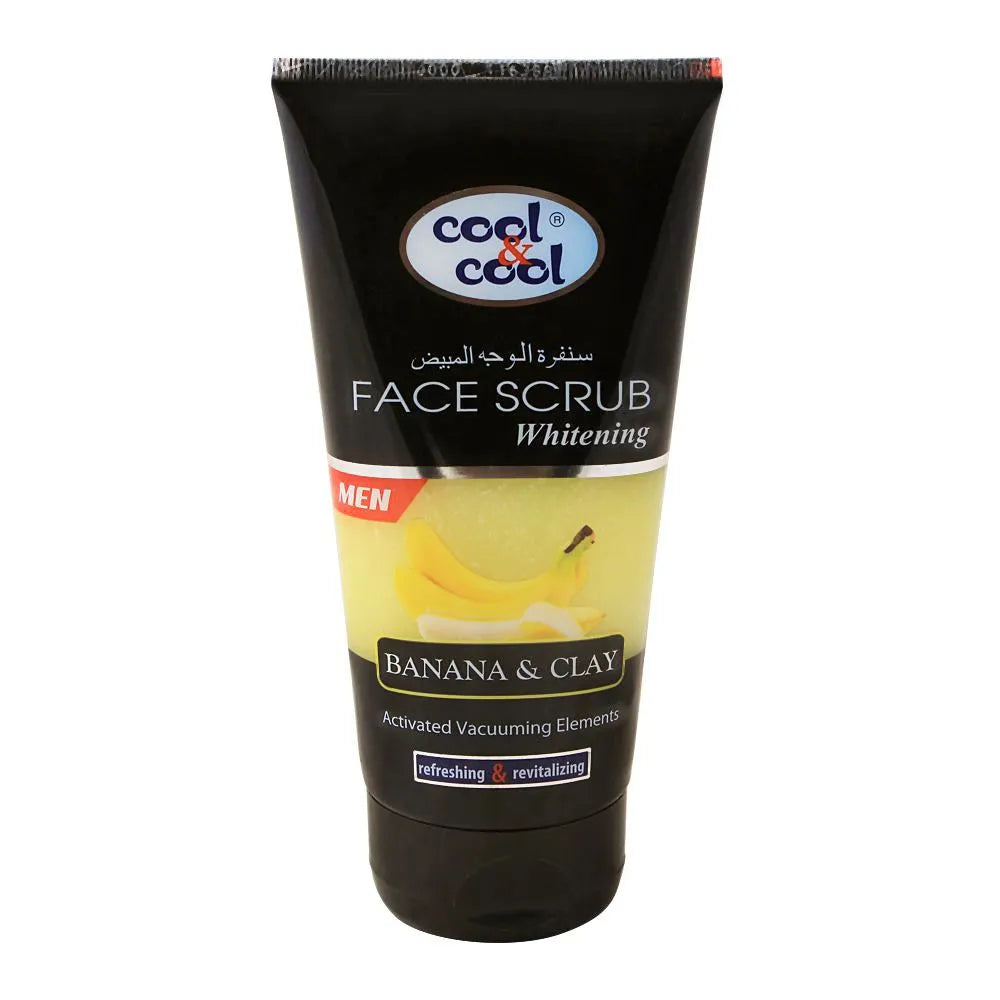 Cool & Cool Men Banana & Clay Whitening Face Scrub