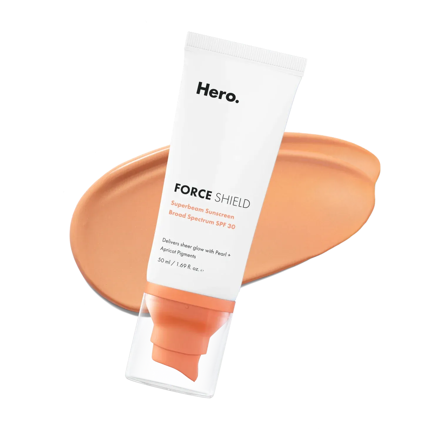 Hero Cosmetics Force Shield Superbeam Sunscreen – Apricot SPF- 30