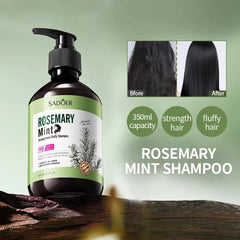 Sadoer Rosemary Mint Strengthening and Fluffy Shampoo - 350ml