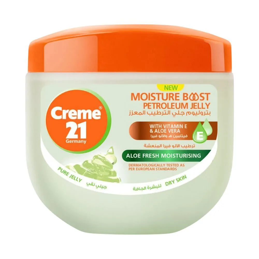 Creme 21 Moisture Boost Aloe Fresh Moisturizing Petroleum Jelly