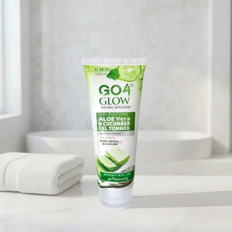 GO4 GLOW Skin Purifying Aloe Vera & Cucumber Gel Toner - 200g