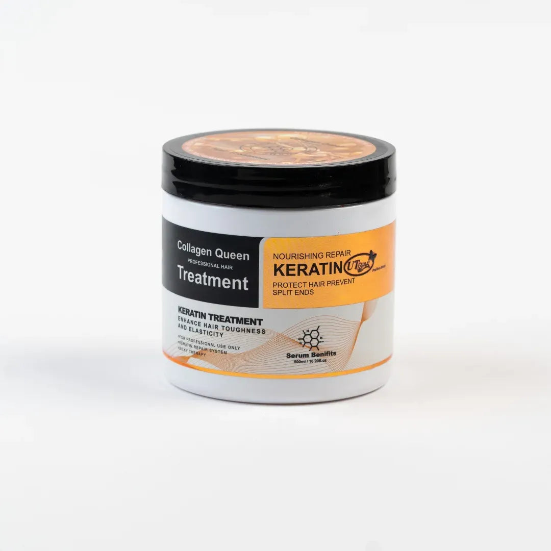Original Collagen Queen Keratin Hair Treatment Mask Yellow - 500ml