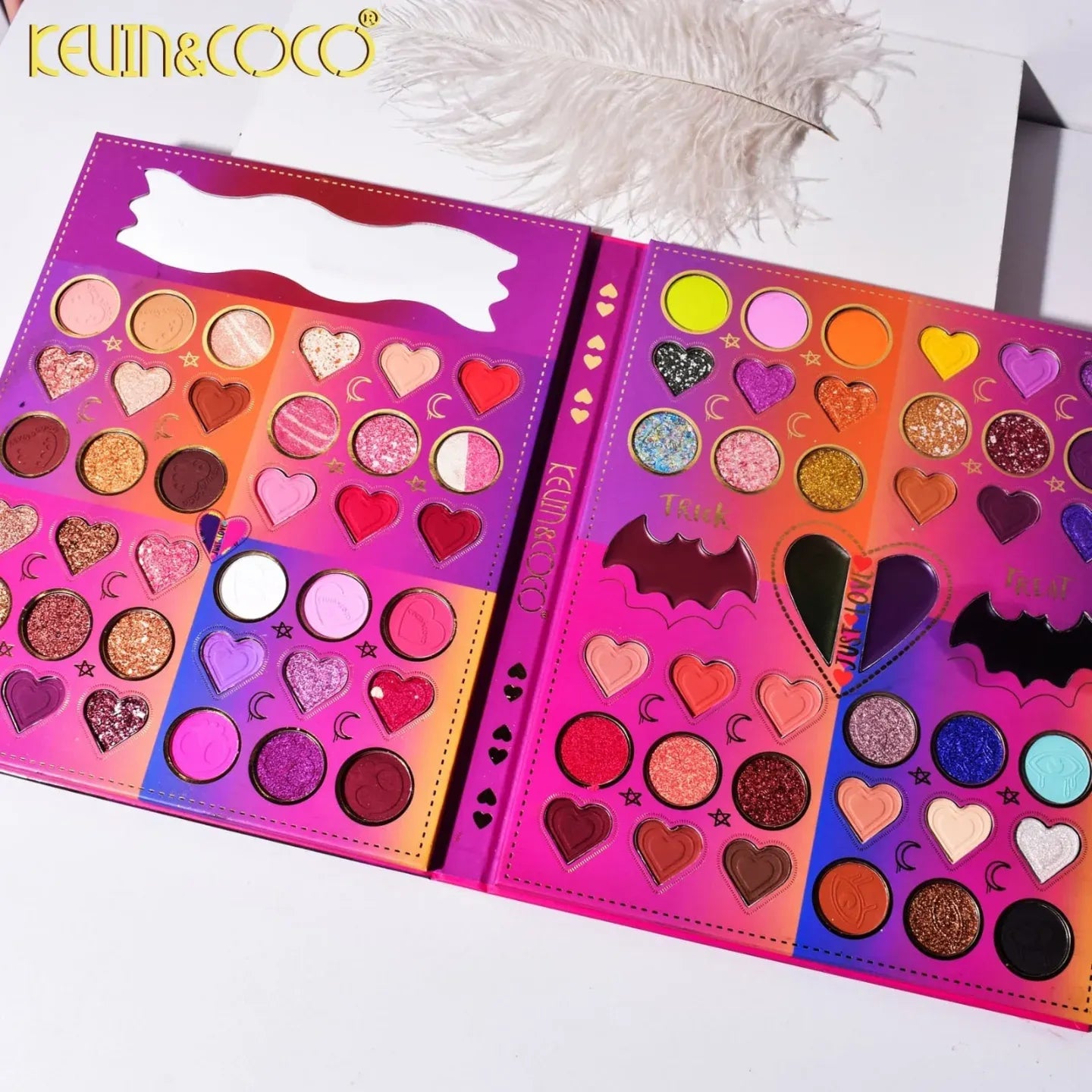 Kevin & Coco Halloween 76 Colors Eyeshadow Palette