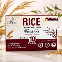 Glame Rice Whitening Glow Facial Kit - Pack of 6