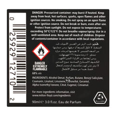 Milton Lloyd Color Me Black Homme Eau De Parfum, For Men - 90ml