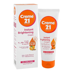 Creme 21 Instant Brightening Cream with Vitamin C & B5, For All Skin Types