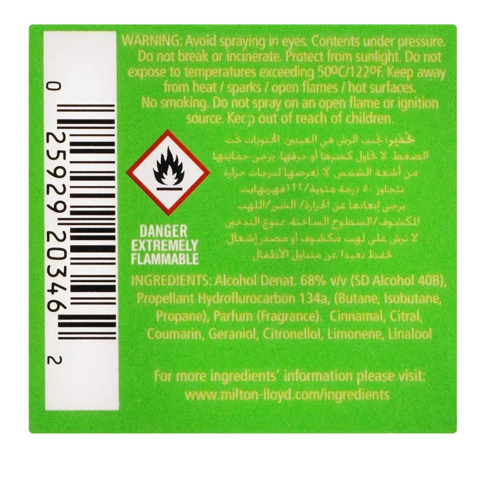 Milton Lloyd Color Me Volt Homme Eau De Parfum, For Men - 90ml