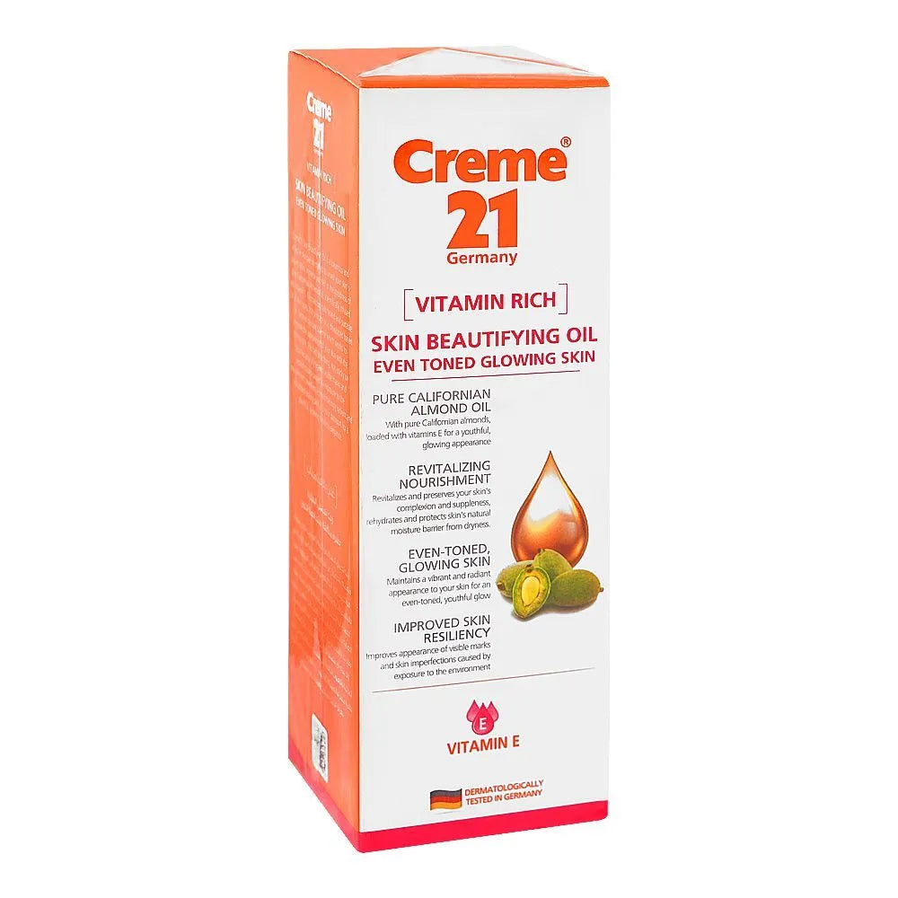 Creme 21 Vitamin Rich Skin Beautifying Oil, For Sensitive Skin - 100ml