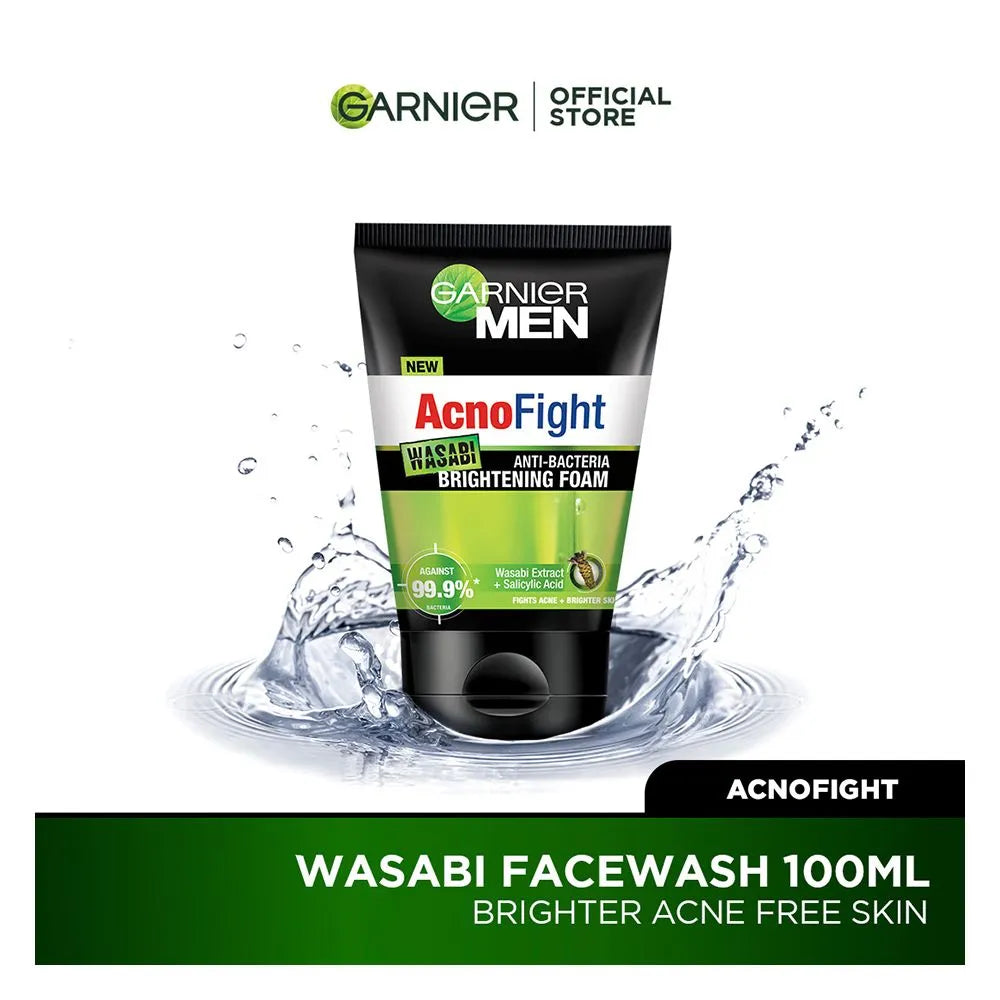 Garnier Men Acno-Fight Wasabi Facewash - 100ml