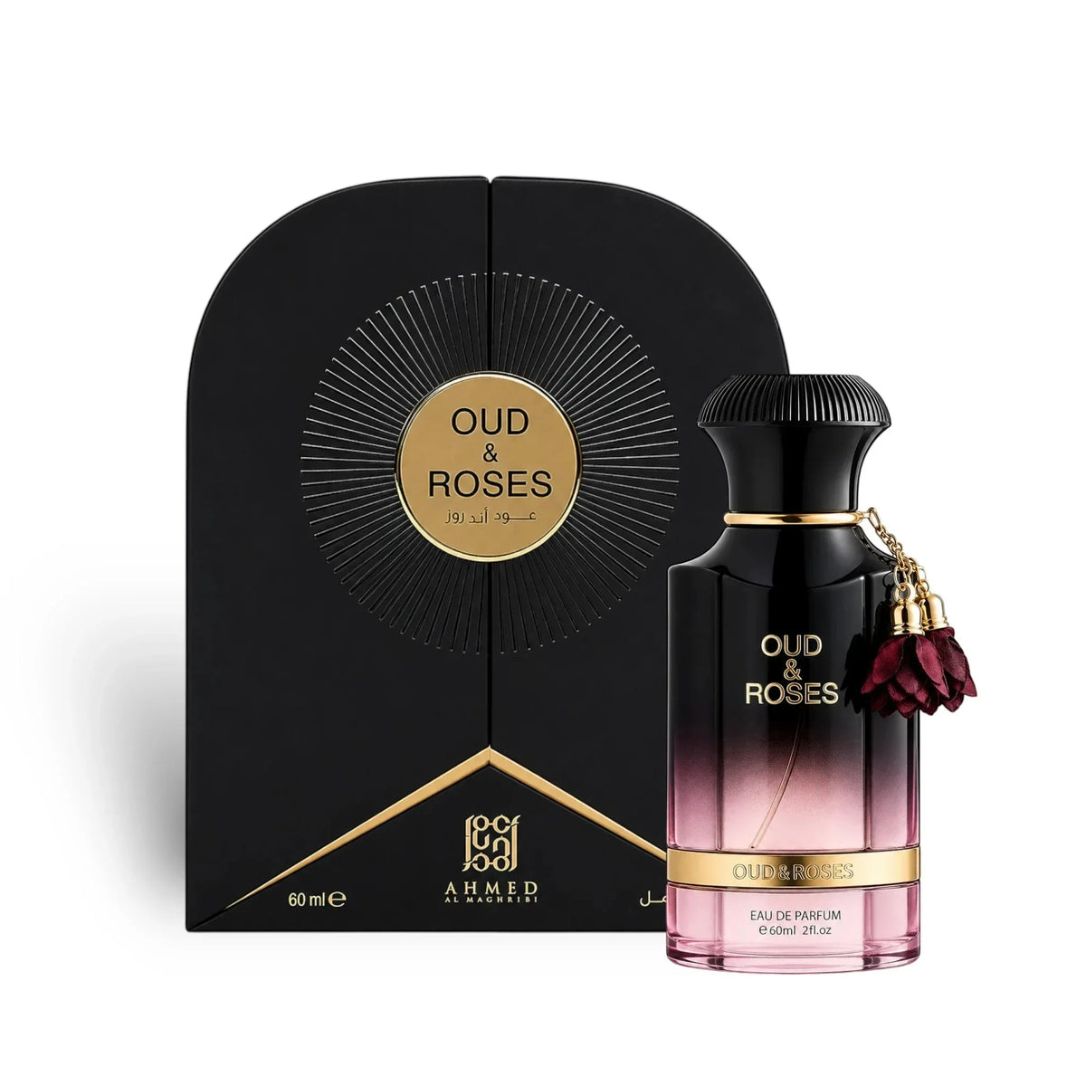 Ahmed Al Maghribi Oud & Roses Eau De Parfum - 60ml