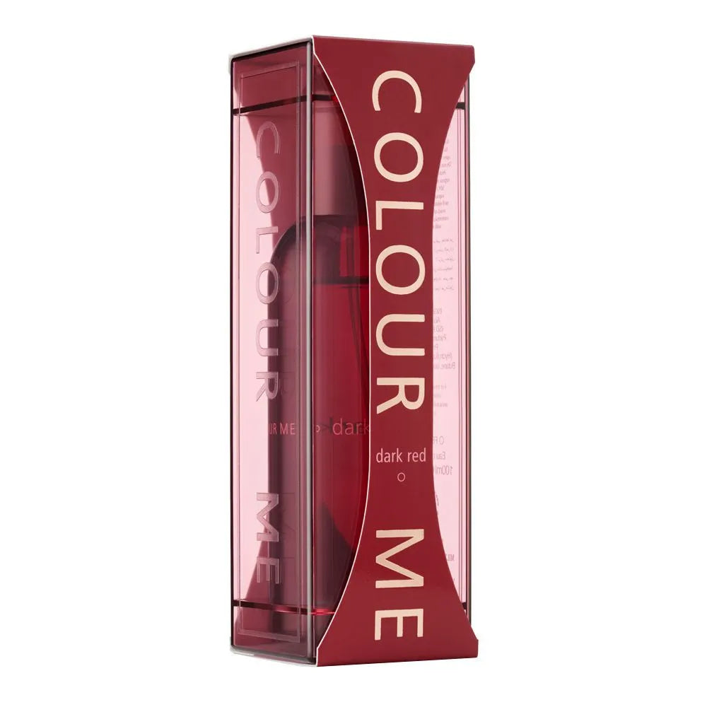 Milton Lloyd Color Me Dark Red Femme Eau De Parfum, For Women - 100ml