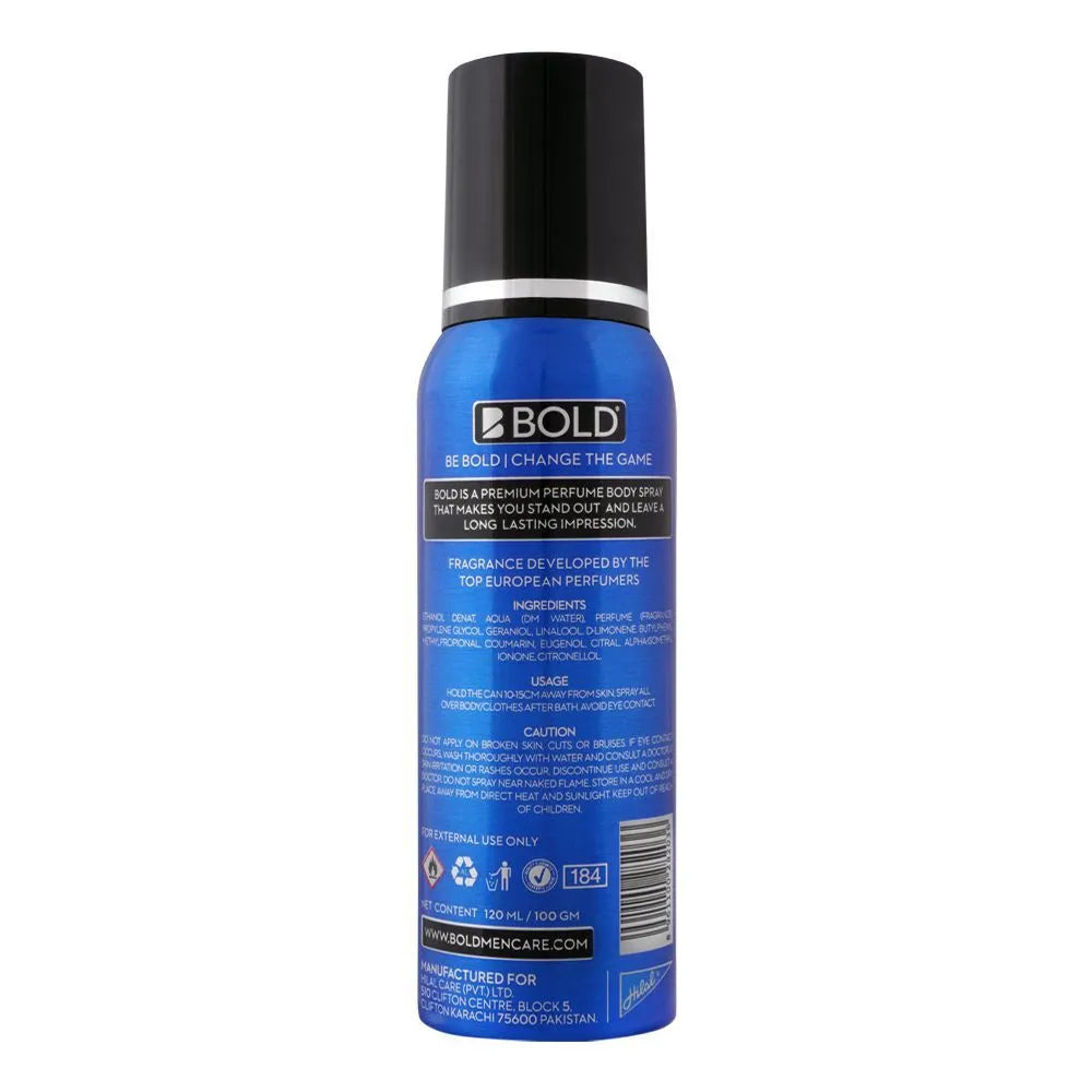 Bold Aqua Perfumed Body Spray - 120ml